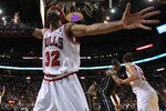 MIAMI, FL - JANUARY 29: Richard Hamilton #32 of the Chicago Bulls guards the inbound pass during a game against the Miami Heat at American Airlines Arena on January 29, 2012 in Miami, Florida. NOTE TO USER: User expressly acknowledges and agrees that, by downloading and/or using this Photograph, User is consenting to the terms and conditions of the Getty Images License Agreement.  (Photo by Mike Ehrmann/Getty Images)