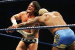 SYDNEY, AUSTRALIA - JUNE 15:  CM Punk wrestles Shelton Benjamin during WWE Smackdown at Acer Arena on June 15, 2008 in Sydney, Australia.  (Photo by Gaye Gerard/Getty Images)