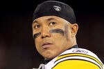SAN FRANCISCO, CA - DECEMBER 19: Hines Ward #86 of the Pittsburgh Steelers watches the action from the sidelines during the game against the San Francisco 49ers at Candlestick Park on December 19, 2011 in San Francisco, California.  (Photo by Karl Walter/Getty Images)