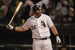 CHICAGO, IL - SEPTEMBER 27: Adam Dunn #32 of the Chicago White Sox throws his bat after striking out against the Toronto Blue Jays at U.S. Cellular Field on September 27, 2011 in Chicago, Illinois. (Photo by Jonathan Daniel/Getty Images)