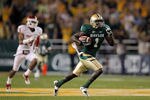 WACO, TX - NOVEMBER 19: Kendall Wright #1 of the Baylor Bears runs during a game against the Oklahoma Sooners at Floyd Casey Stadium on November 19, 2011 in Waco, Texas.  (Photo by Sarah Glenn/Getty Images)