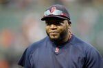 BALTIMORE, MD - SEPTEMBER 27:  David Ortiz #34 of the Boston Red Sox waits to take batting practice before the start of the Red Sox game against the Baltimore Orioles at Oriole Park at Camden Yards on September 27, 2011 in Baltimore, Maryland.  (Photo by Rob Carr/Getty Images)