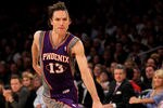 LOS ANGELES, CA - JANUARY 10:  Steve Nash #13 of the Phoenix Suns drives with the ball against the Los Angeles Lakers at Staples Center on January 10, 2012 in Los Angeles, California.  The Lakers won 99-83. NOTE TO USER: User expressly acknowledges and agrees that, by downloading and or using this photograph, User is consenting to the terms and conditions of the Getty Images License Agreement.  (Photo by Stephen Dunn/Getty Images)