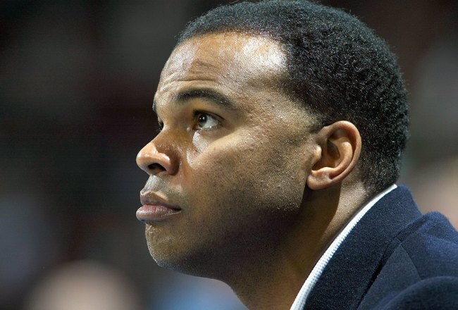 LOS ANGELES - DECEMBER 23: Michigan Wolverines head coach Tommy Amaker watches the action during the game against the UCLA Bruins on December 23, 2006 at Pauley Pavilion in Los Angeles, California. UCLA defeated Michigan 92-55. (Photo by Jeff Gross/Getty Images)