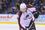 ST. LOUIS, MO - APRIL 5: Erik Johnson #6 of the Colorado Avalanche takes a shot on goal against the St. Louis Blues at the Scottrade Center on April 5, 2011 in St. Louis, Missouri.  (Photo by Dilip Vishwanat/Getty Images)
