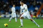 MADRID, SPAIN - JANUARY 28: Cristiano Ronaldo of Real Madrid in action during the La Liga match between Real Madrid and Real Zaragoza at Estadio Santiago Bernabeu on January 28, 2012 in Madrid, Spain.  (Photo by Denis Doyle/Getty Images)