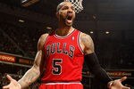 SACRAMENTO, CA - DECEMBER 29:  Carlos Boozer #5 of the Chicago Bulls reacts to a call during their game against the Sacramento Kings at Power Balance Pavilion on December 29, 2011 in Sacramento, California. NOTE TO USER: User expressly acknowledges and agrees that, by downloading and or using this photograph, User is consenting to the terms and conditions of the Getty Images License Agreement.  (Photo by Ezra Shaw/Getty Images)