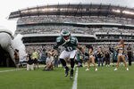 PHILADELPHIA, PA - SEPTEMBER 25:  DeSean Jackson #10 of the Philadelphia Eagles is introduced before the start of the Eagles game against the New York Giants at Lincoln Financial Field on September 25, 2011 in Philadelphia, Pennsylvania.  (Photo by Rob Carr/Getty Images)