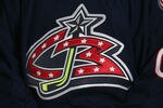 RALEIGH, NC - JUNE 26:  The eighth overall draft pick Alexandre Picard of the Columbus Blue Jackets during the 2004 NHL Draft on June 26, 2004 at the RBC Center in Raleigh, North Carolina. (Photo by Scott Halleran/Getty Images)