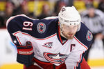 GLENDALE, AZ - MARCH 24:  Rick Nash #61 of the Columbus Blue Jackets during the NHL game against the Phoenix Coyotes at Jobing.com Arena on March 24, 2011 in Glendale, Arizona.  The Coyotes defeated the Blue Jackets 3-0.  (Photo by Christian Petersen/Getty Images)