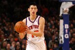 NEW YORK, NY - FEBRUARY 10:  Jeremy Lin #17 of the New York Knicks looks to pass the ball against the Los Angeles Lakers at Madison Square Garden on February 10, 2012 in New York City.  NOTE TO USER: User expressly acknowledges and agrees that, by downloading and or using this photograph, User is consenting to the terms and conditions of the Getty Images License Agreement.  (Photo by Chris Chambers/Getty Images)