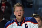 UNIONDALE, NY - DECEMBER 31:  Ales Hemsky #83 of the Edmonton Oilers skates against the New York Islanders at the Nassau Veterans Memorial Coliseum on December 31, 2011 in Uniondale, New York. The Islanders defeated the Oilers 4-1.  (Photo by Bruce Bennett/Getty Images)