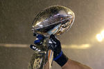 The Vince Lombardy Trophy after Super Bowl XLI between the Indianapolis Colts and Chicago Bears at Dolphin Stadium in Miami, Florida on February 4, 2007.  (Photo by Al Messerschmidt/Getty Images)