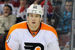 MONTREAL, CANADA - DECEMBER 15:  James van Riemsdyk #21 of the Philadelphia Flyers skates during the NHL game against the Montreal Canadiens at the Bell Centre on December 15, 2011 in Montreal, Quebec, Canada.  The Flyers defeated the Canadiens 4-3.  (Photo by Richard Wolowicz/Getty Images)