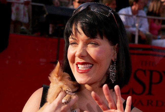 HOLLYWOOD - JULY 13:  Actress Joanie Laurer arrives at the 13th Annual ESPY Awards at the Kodak Theatre on July 13, 2005 in Hollywood, California.  (Photo by Mark Mainz/Getty Images)