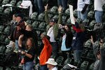 CHICAGO, IL - SEPTEMBER 28: Fans stand for the 7th inning stretch during the last game of the season between the Chicago White Sox and the Toronto Blue Jays at U.S. Cellular Field on September 28, 2011 in Chicago, Illinois. The Blue Jays defeated the White Sox 3-2. (Photo by Jonathan Daniel/Getty Images)