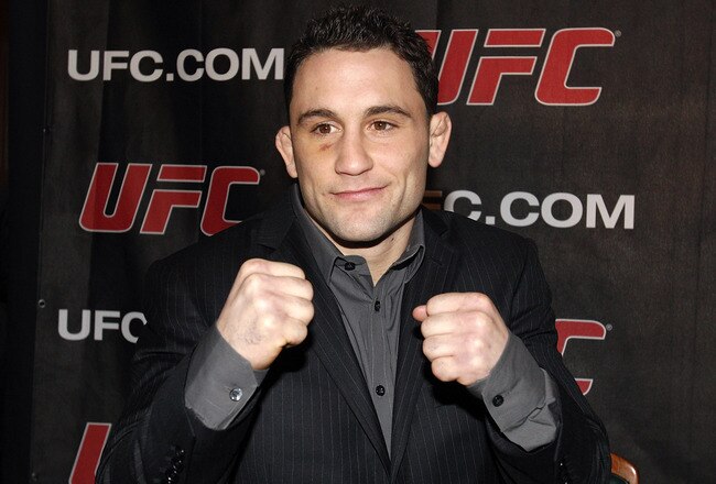 NEW YORK, NY - JANUARY 13: Frankie Edgar, UFC lightweight champion, poses during a press conference to announce commitment to bring UFC to Madison Square Garden and New York State at Madison Square Garden on January 13, 2011 in New York City.  (Photo by Michael Cohen/Getty Images)