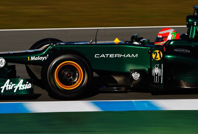 JEREZ DE LA FRONTERA, SPAIN - FEBRUARY 10:  Jarno Trulli of Italy and Caterham drives during day four of Formula One winter testing at the Circuito de Jerez on February 10, 2012 in Jerez de la Frontera, Spain.  (Photo by Paul Gilham/Getty Images)