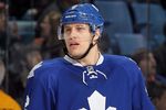 UNIONDALE, NY - JANUARY 24:  Luke Schenn #2 of the Toronto Maple Leafs in action against the New York Islanders on January 24, 2012 at Nassau Coliseum in Uniondale, New York. The Maple Leafs defeated the Islanders 4-3 after overtime.  (Photo by Jim McIsaac/Getty Images)