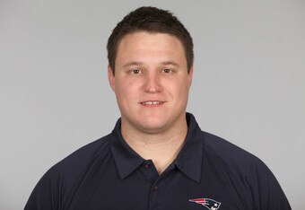 FOXBOROUGH, MA - CIRCA 2010: In this handout image provided by the NFL,  Brian Ferentz of the New England Patriots poses for his 2010 NFL headshot circa 2010 in Foxborough, Massachusetts. (Photo by NFL via Getty Images)