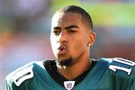 MIAMI GARDENS, FL - DECEMBER 11:  Receiver DeSean Jaskson #10 of the Philadelphia Eagles looks on against the Miami Dolphins at Sun Life Stadium on December 11, 2011 in Miami Gardens, Florida.  (Photo by Marc Serota/Getty Images)