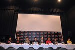 TOKYO, JAPAN - SEPTEMBER 06:  (L-R) Norifumi 'Kid' Yamamoto, Riki Fukuda, Takanori Gomi, Yushin Okami, Head of UFC Asia Marc Fischer, Yoshihiro Akiyama, Michihiro Omigawa, Hatsu Hioki and Takeya Mizugaki attend the UFC press conference at Shinjuku Wald 9 on September 6, 2011 in Tokyo, Japan. The UFC will hold the Japan Tournament on February 26, 2012.  (Photo by Koki Nagahama/Getty Images)
