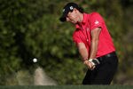 DUBAI, UNITED ARAB EMIRATES - FEBRUARY 12:  Rory McIlroy of Northern Ireland in action during the final round of the Omega Dubai Desert Classic at the Emirates Golf Club on February 12, 2012 in Dubai, United Arab Emirates.  (Photo by Andrew Redington/Getty Images)
