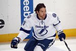 UNIONDALE, NY - DECEMBER 06: Steve Downie #9 of the Tampa Bay Lightning skates against the New York Islanders at the Nassau Veterans Memorial Coliseum on December 6, 2011 in Uniondale, New York. The Islanders defeated the Lightning 5-1.  (Photo by Bruce Bennett/Getty Images)