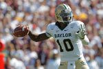 COLLEGE STATION, TX - OCTOBER 15: Robert Griffin III #10 of the Baylor Bears passes during a game against the Texas A&M Aggies at Kyle Field on October 15, 2011 in College Station, Texas.  (Photo by Sarah Glenn/Getty Images)