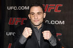 NEW YORK, NY - JANUARY 13: Frankie Edgar, UFC lightweight champion, poses during a press conference to announce commitment to bring UFC to Madison Square Garden and New York State at Madison Square Garden on January 13, 2011 in New York City.  (Photo by Michael Cohen/Getty Images)