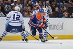 EDMONTON, CANADA - FEBRUARY 15: Ales Hemsky #83 of the Edmonton Oilers of the Toronto Maple Leafs on February 15, 2012 at the Rexall Place in Edmonton, Alberta, Canada. (Photo by Dale MacMillan/Getty Images)
