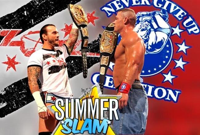 Wwe Official - Cm Punk Vs John Cena At Summer Slam Wallpaper  CM-Punk-vs-John-Cena-Wallpaper_original_crop_650x440