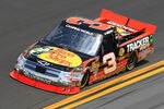 DAYTONA BEACH, FL - FEBRUARY 23:  Ty Dillon, driver of the #3 Bass Pro Shops/Tracker Boats Chevrolet, practices for the NASCAR Camping World Truck Series NextEra Energy Resources 250 at Daytona International Speedway on February 23, 2012 in Daytona Beach, Florida.  (Photo by Matthew Stockman/Getty Images)
