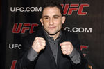 NEW YORK, NY - JANUARY 13: Frankie Edgar, UFC lightweight champion, poses during a press conference to announce commitment to bring UFC to Madison Square Garden and New York State at Madison Square Garden on January 13, 2011 in New York City.  (Photo by Michael Cohen/Getty Images)
