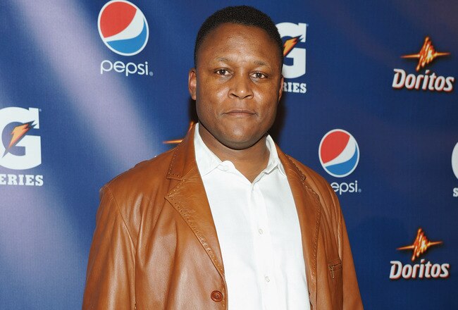 INDIANAPOLIS, IN - FEBRUARY 03:  Former NFL player Barry Sanders attends Pepsi Pre-Super Bowl Party at Indiana State Museum on February 3, 2012 in Indianapolis, Indiana.  (Photo by Mike Coppola/Getty Images for Pepsi)
