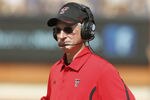 AUSTIN, TX - NOVEMBER 5: Head coach Tommy Tuberville of the Texas Tech Red Raiders coaches against the Texas Longhorns on November 5, 2011 at Darrell K. Royal-Texas Memorial Stadium in Austin, Texas. Texas beat Texas Tech 52-20. (Photo by Erich Schlegel/Getty Images)
