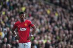 NORWICH, ENGLAND - FEBRUARY 26:  Nani of Manchester United in action during the Barclays Premier League match between Norwich City and Manchester United at Carrow Road on February 26, 2012 in Norwich, England.  (Photo by Jamie McDonald/Getty Images)