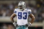ARLINGTON, TX - SEPTEMBER 20:  Linebacker Anthony Spencer #93 of the Dallas Cowboys at Cowboys Stadium on September 20, 2009 in Arlington, Texas.  (Photo by Ronald Martinez/Getty Images)