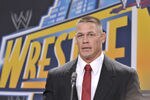 EAST RUTHERFORD, NJ - FEBRUARY 16: John Cena attends a press conference to announce that MetLife Stadium will host WWE Wrestlemania 29 in 2013 at MetLife Stadium on February 16, 2012 in East Rutherford, New Jersey. (Photo by Michael N. Todaro/Getty Images)