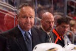GLENDALE, AZ - DECEMBER 23:  Head coach Randy Carlyle of the Anaheim Ducks looks on from the bench during the NHL game against the Phoenix Coyotes at Jobing.com Arena on December 23, 2009 in Glendale, Arizona. The Coyotes defeated the Ducks 4-0. (Photo by Christian Petersen/Getty Images)