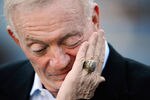 SAN DIEGO - AUGUST 21:  Dallas Cowboys owner Jerry Jones during preseason game against the San Diego Chargers at Qualcomm Stadium on August 21, 2010 in San Diego, California.  (Photo by Kevork Djansezian/Getty Images)