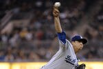 SAN DIEGO, CA - SEPTEMBER 23:  Javy Guerra #54 of the Los Angeles Dodgers pitches during the ninth inning of a baseball game against the San Diego Padres at Petco Park on September 23, 2011 in San Diego, California.  (Photo by Denis Poroy/Getty Images)