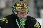 DALLAS - OCTOBER 5:  Marty Turco #35 of the Dallas Stars looks on against the Boston Bruins at American Airlines Center on October 5, 2007 in Dallas, Texas. (Photo by Ronald Martinez/Getty Images)