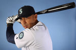 PEORIA, AZ - FEBRUARY 21:  Carlos Guillen #8 of the Seattle Mariners poses for a portrait during spring training photo day at Peoria Stadium on February 21, 2012 in Peoria, Arizona.  (Photo by Christian Petersen/Getty Images)