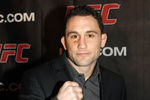 NEW YORK, NY - JANUARY 13:  Frankie Edgar, UFC lightweight champion, poses during a press conference to announce commitment to bring UFC to Madison Square Garden and New York State at Madison Square Garden on January 13, 2011 in New York City.  (Photo by Michael Cohen/Getty Images)