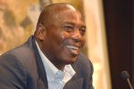 OWINGS MILLS, MD - JUNE 12:   Ozzie Newsome, Baltimore Ravens general manager during Jonathan Ogden retirement press conference at Ravens training facility on June 12, 2008 in Owings Mills, Maryland.   (Photo by Mitchell Layton/Getty Images)