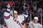 NEW YORK - MARCH 06:  Sean Avery #16 of the New York Rangers celebrates a goal that was called back against the Philadelphia Flyers during their game on March 6, 2011 at Madison Square Garden in New York City, New York.  (Photo by Al Bello/Getty Images)