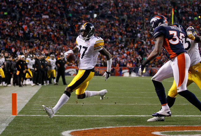 Steelers rolling dice with MIKE WALLACE