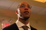NEW YORK, NY - NOVEMBER 14:  Evan Turner arrives for a press conference after National Basketball Players Association  met to discuss the current CBA offer at Westin Times Square on November 14, 2011 in New York City.  (Photo by Patrick McDermott/Getty Images)