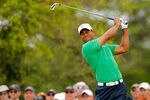 MIAMI, FL - MARCH 10:  Tiger Woods hits his tee shot on the fifth hole during the third round of the World Golf Championship's Cadillac Championship at Doral Golf Resort And Spa on March 10, 2012 in Miami, Florida.  (Photo by Mike Ehrmann/Getty Images)